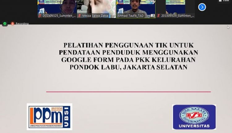 pelatihan Penggunaan TIK