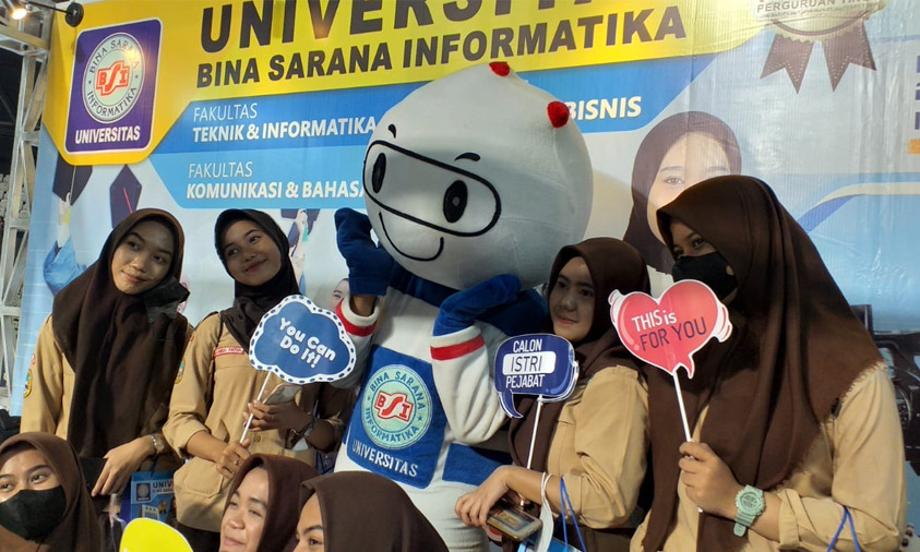 Kenalkan Kampus, Univeristas BSI Turut Ramikan Jakarta Campus Pro 2022