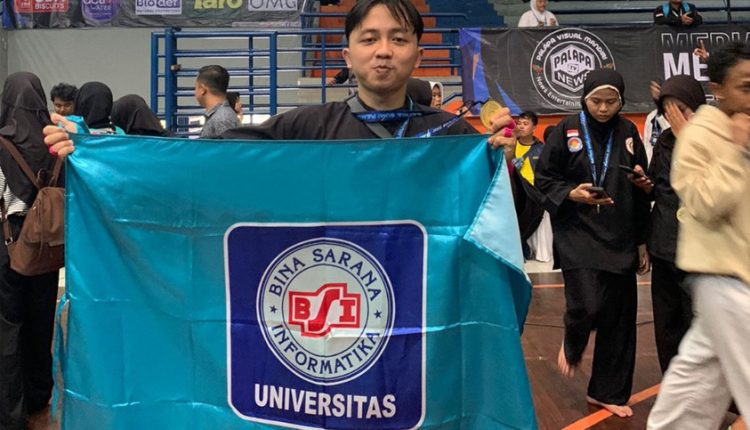Atlet Silat Universitas BSI Tasikmalaya Raih Medali Emas