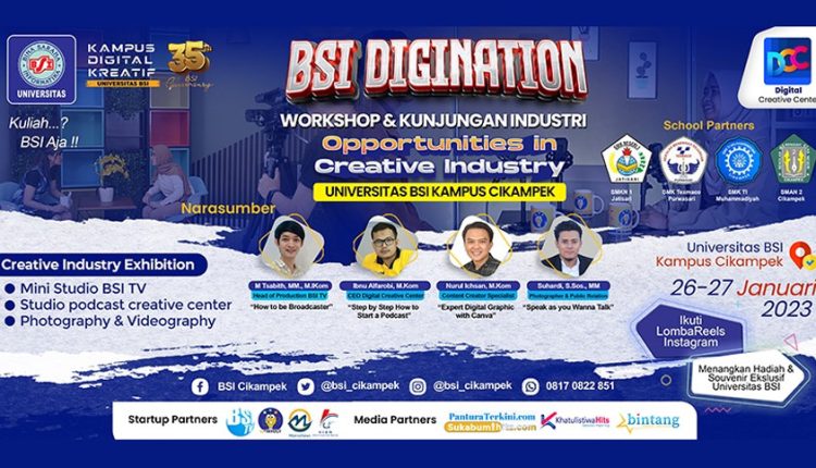 Kolaborasi Universitas BSI Kampus Cikampek Bersama Startup Partners Hadirkan BSI Digination