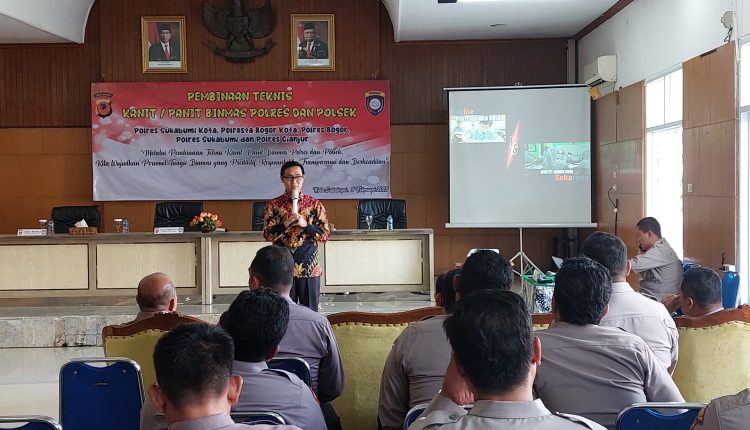 Dosen Universitas BSI Sukabumi Berikan Bimtek Literasi Digital Untuk Kanit Panit Binmas Polres