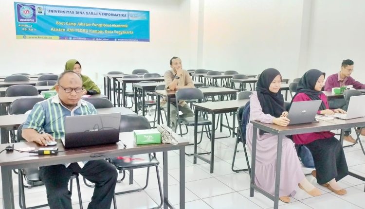 Boot Camp Kenaikan Jabatan Fungsional Akademik Asisten Ahli Universitas BSI Kampus Yogyakarta