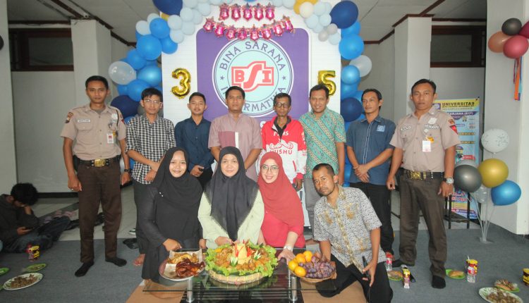 Universitas BSI kampus Solo Menggelar Syukuran Hut Universitas BSI yang ke-35