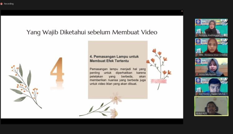 Dosen Universitas BSI Berbagi Ilmu Membuat Informasi Berbasis Video Digital Pada Rismada