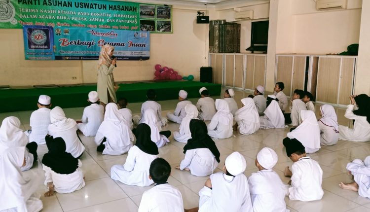 Menggelar Berbagi Sesama Insan, Universitas BSI Kampus Cengkareng Memberikan Santunan dan Berbagi Ilmu