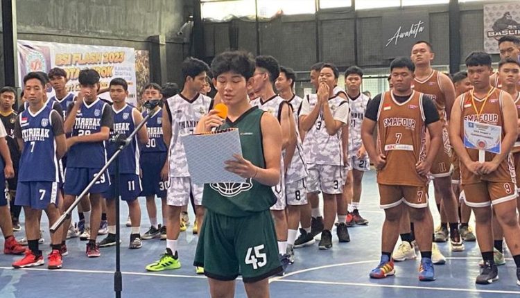 Janji Atlet Wasit Pekan Prestasi Siswa Turnamen Basketball Competition BSI FLASH Sport Competition
