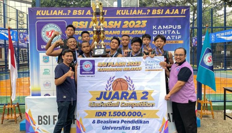 SMAN 28 Kabupaten Tangerang Berhasil Raih Juara 2 Cabor Basket Competition BSI Flash 2023