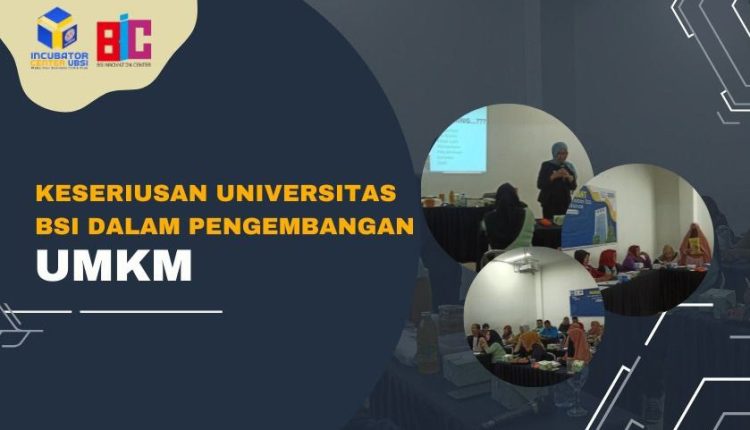 Keseriusan Universitas BSI dalam Pengembangan UMKM