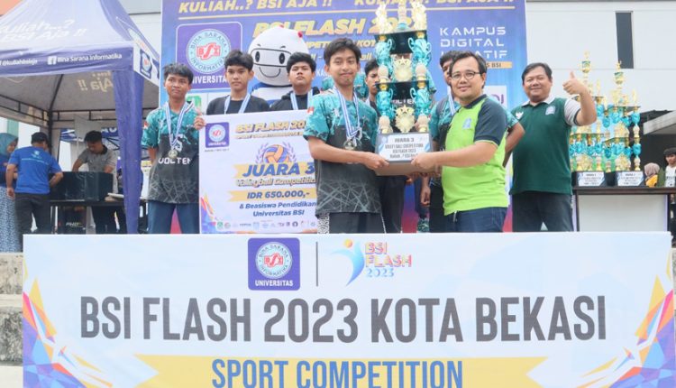 Sabet Juara 3 Volleyball Competition BSI Flash 2023, Tim Voli SMA N 10 Kota Bekasi Berharap Dapat Berkompetisi Lagi di Tahun Depan