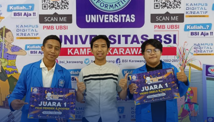 Universitas BSI kampus Karawang Boyong 2 Juara Sekaligus SOBI FEST Sobat BSI Festival 2023
