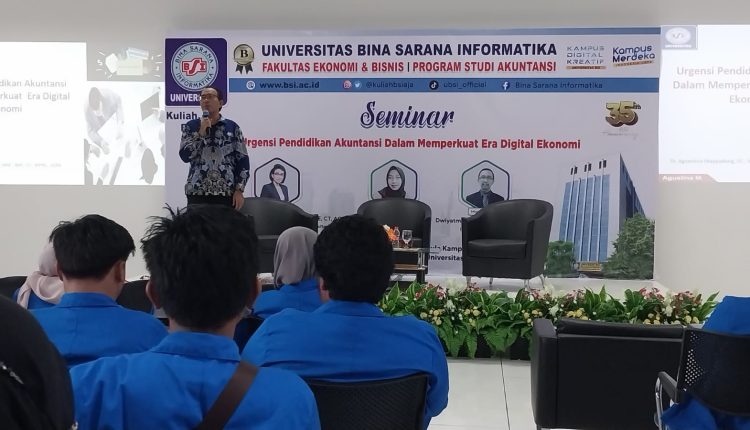 Seminar Urgensi Pendidikan Akuntansi Dalam Memperkuat Era Digital Ekonomi