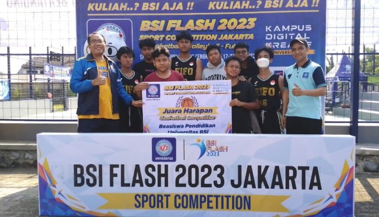 SMAN 84 Jakarta Barat Raih Gelar Juara Harapan Dalam Basketball Competition BSI FLASH 2023 Kota Jakarta