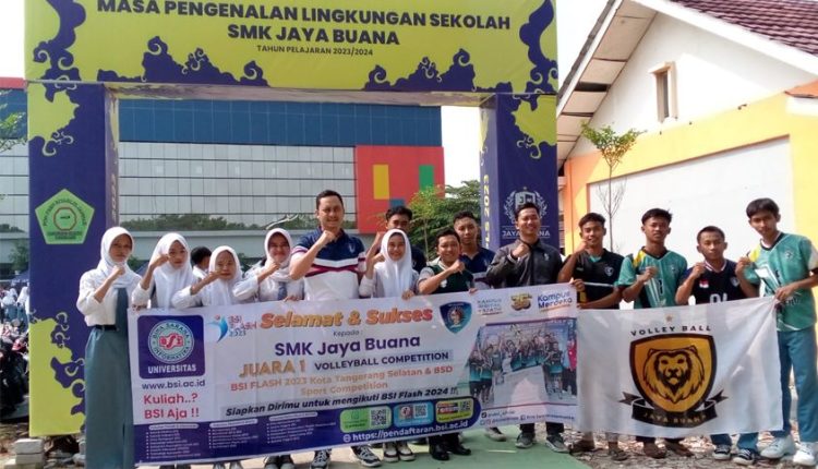 Kebanggan SMK Jaya Buana Tangerang Juarai BSI Flash BSD, Cabor Bola Voli