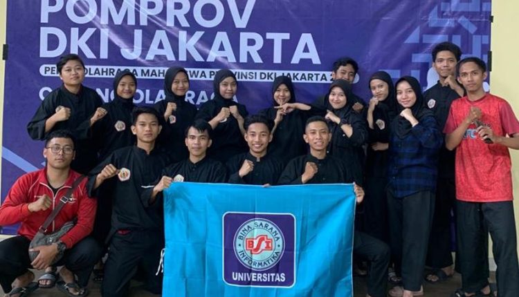 Mahasiswa Universitas BSI Berjaya di Kejuaraan Pencak Silat POMPROV DKI Jakarta 2023