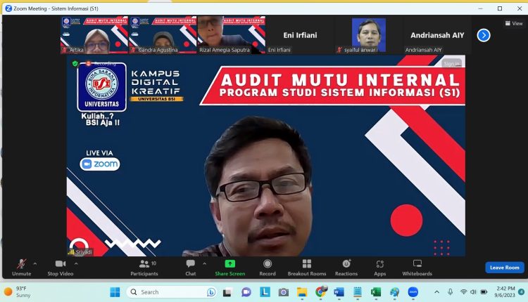 Jaga kualitas Mutu Prodi Sistem Informasi