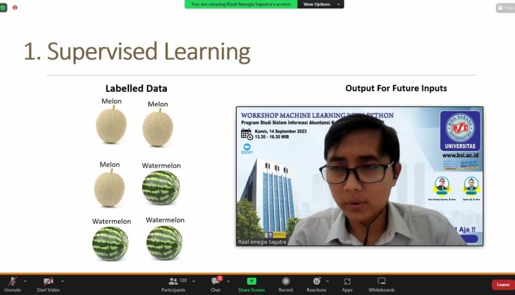 Prodi SIA Sukses Menyelenggarakan Workshop Machine Learning With Python