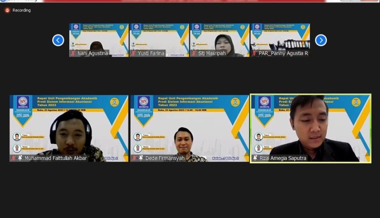 Tingkatkan Kualitas, Prodi Sistem Informasi Akuntansi Kampus Sukabumi Gelar Rapat Unit Pengembangan Akademik