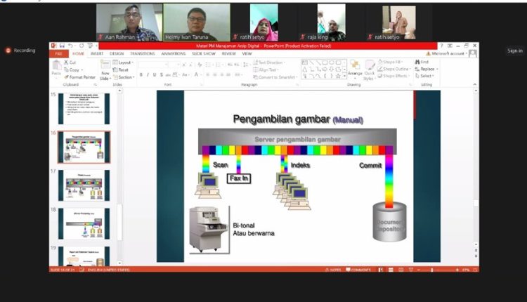 Pelatihan Manajemen Arsip Digital