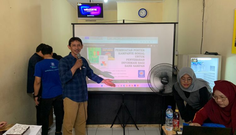 Dosen Ilmu Komunikasi Universitas BSI Edukasi Pelatihan Pembuatan Poster Kampanye Sosial