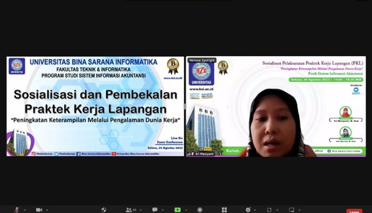 Prodi Sistem Informasi Akuntansi Gelar Sosialisasi PKL