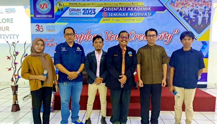 Universitas BSI Kampus Purwokerto Kerja Sama dengan PMI dan BNN dalam acara PKKMB