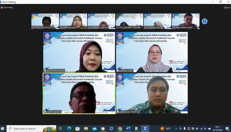 LPPM Universitas BSI Adakan Kegiatan Monitoring Dan Evaluasi Internal Penelitian dan Pengabdian Kepada Masyarakat