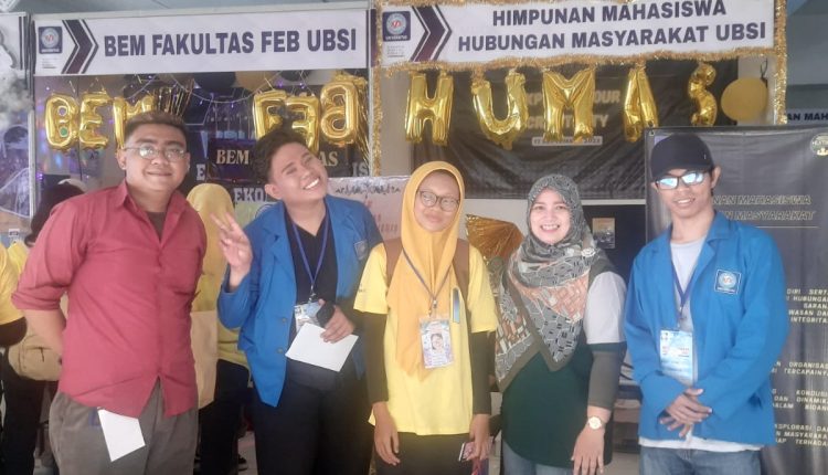 Hima Humas Universitas BSI Ikut Ramaikan BSI Ormawa Expo