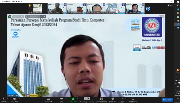 Songsong Semester Baru, Prodi Ilmu Komputer Universitas BSI Gelar Persamaan Persepsi Mata Kuliah