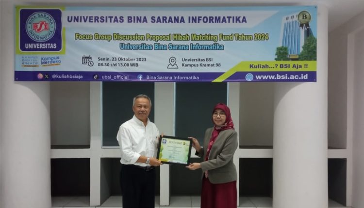 Universitas BSI Adakan FGD Untuk Matching Fund