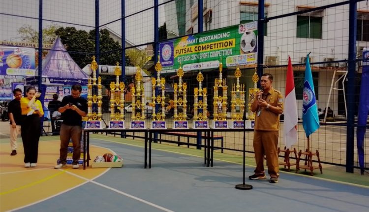 Kepala Bidang Keolahragaan Dispora Kota Tangsel Tumbuhkan Semangat Atlet BSI Flash 2024 Sport Competition