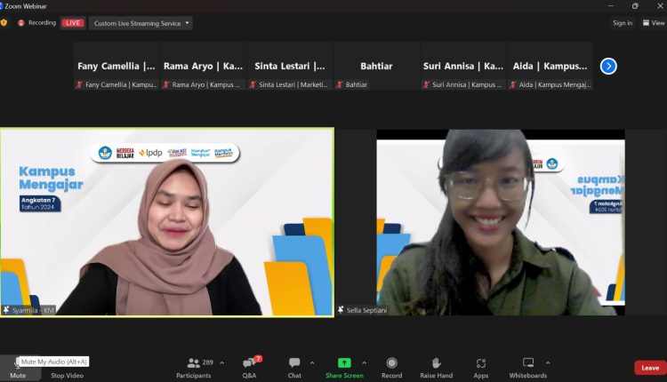 Mahasiswa Universitas BSI Jadi Narasumber Sosialisasi Kampus Merderka