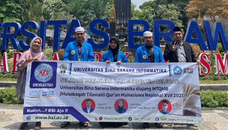 Universitas BSI Ikut Berlaga di Ajang MTQMN XVII Tahun 2023