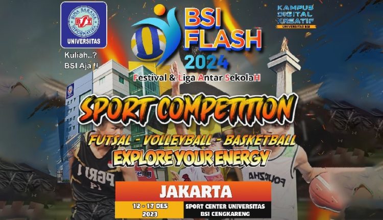 Universitas BSI Kampus Cengkareng Kembali Menjadi Tuan Rumah Kompetisi BSI Flash 2024 DKI Jakarta