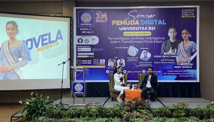Sindy Novela Ajak Mahasiswa Universitas BSI Menjadi 'Green Intellectual'