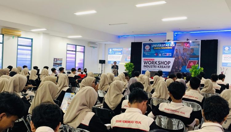 Universitas BSI Kampus Purwokerto Menggelar Workshop Industri Kreatif: "Hobi Jadi Cuan Lewat Youtube"