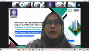 Sertifikasi Kompetensi Office Executive Administrastive Assistant Guna Tingkatkan Kompetensi Mahasiswa Program Studi Administrasi Perkantoran