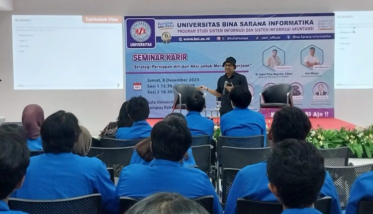 Siapkan Diri Raih Pekerjaan Sesuai Impian, Universitas BSI Sukses Adakan Seminar Karir