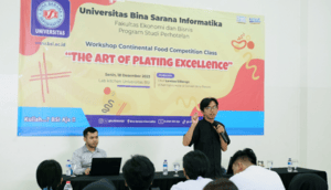 Prodi Perhotelan Kerja Sama Dengan Chef Harris Hotel & Conventions Bekasi Melaksanakan Workshop Continental Food Competition Class