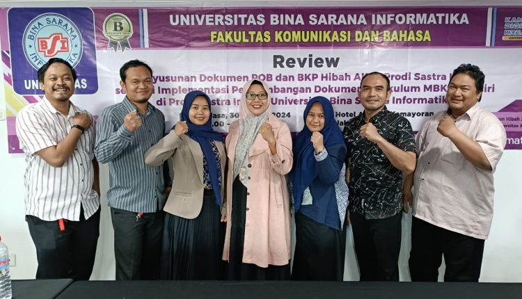 Review Dokumen Prosedur Operasional Baku ( POB) Sebagai Implementasi Hibah AKPT Prodi Sastra Inggris