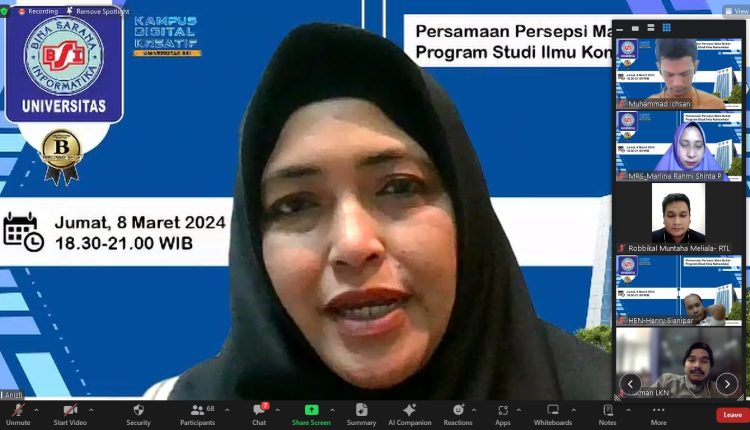 Samakan Persepsi : Prodi Ilmu Komunikasi Gelar Persiapan Perkuliahan Semester Genap 2023/2024