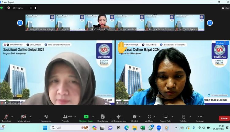 Sambut Semester Genap 2023/2024 , Prodi Manajemen Sukses Workshop Sosialisasi Skripsi