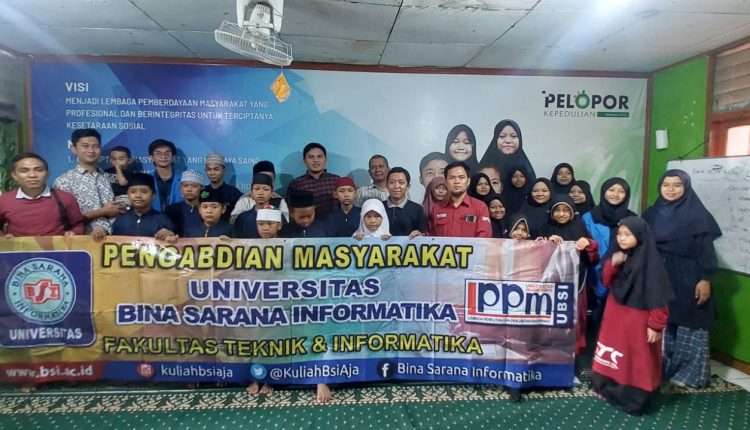 Dosen Universitas BSI Gelar Pelatihan Pemanfaatan Augmented Reality untuk Anak Yatim dan Dhuafa