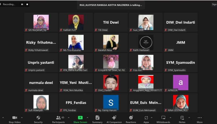 Sosialisasi Mata Kulia Worksop Prodi Bahasa Dan Sastra Ingggris
