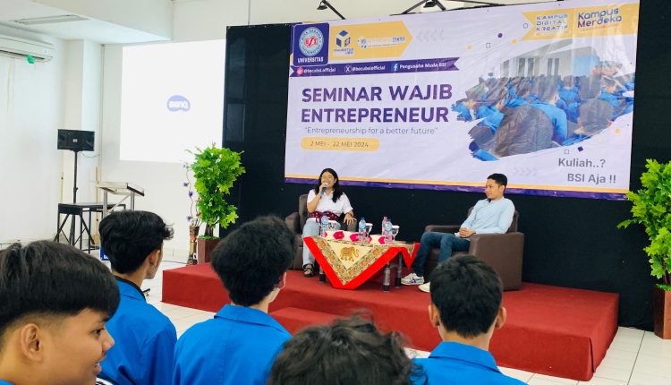 Bekali Mahasiswa Dunia Kewirausahaan, Prodi Teknologi Komputer Gelar Seminar Wajib Entrepreneur