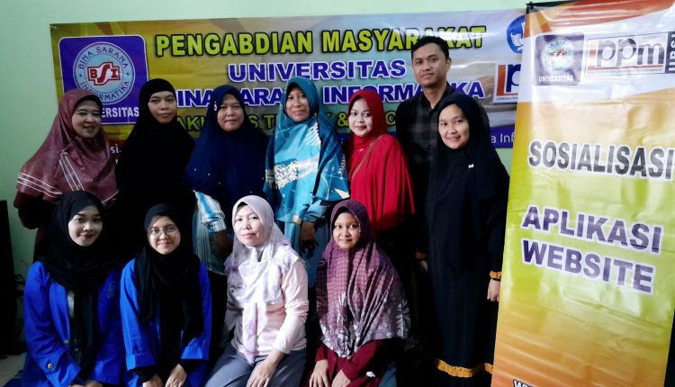 sosialisasi website
