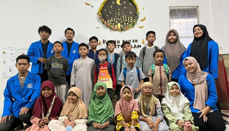 Penyuluhan masyrakat universitas BSI Mengenai Qada Dan Qada Bersama Anak Anak Rumah Qur’an Baitussalam