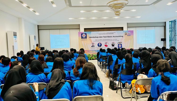 Tekuni Prinsip Akuntansi Dasar, Universitas BSI Gelar Workshop dan Test Basic Accounting Prodi Akuntansi 2024