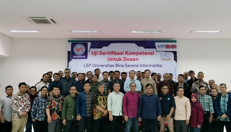 Universitas BSI Terus Tingkatkan Kulitas Pengajaran, Melalui Kegiatan Sertifikasi Kompetensi