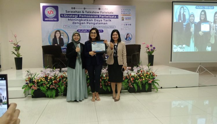 Wujudkan Sinergi Kolaborasi Universitas BSI Dengan Dunia Industri Lewat Sarasehan dan Talkshow Pariwisata