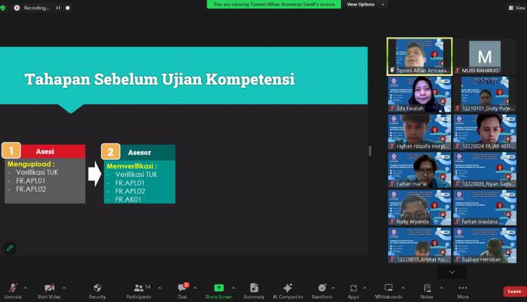 Pembekalan Serkom Network Administrator Muda Prodi Teknologi Komputer